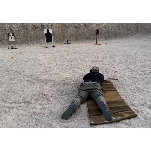 Shooting Mat with Tactical Water Resistant Carrying Bag, Extra Large Prone Padded Portable Roll Up Shooting Mats