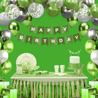 Photo Backdrop Green Background Professional 5x7ft Seamless Design to Eliminate Wrinkles Digital Accessories Photography Scene Background Children's Birthday Party - color: Green, size: 5x7ft