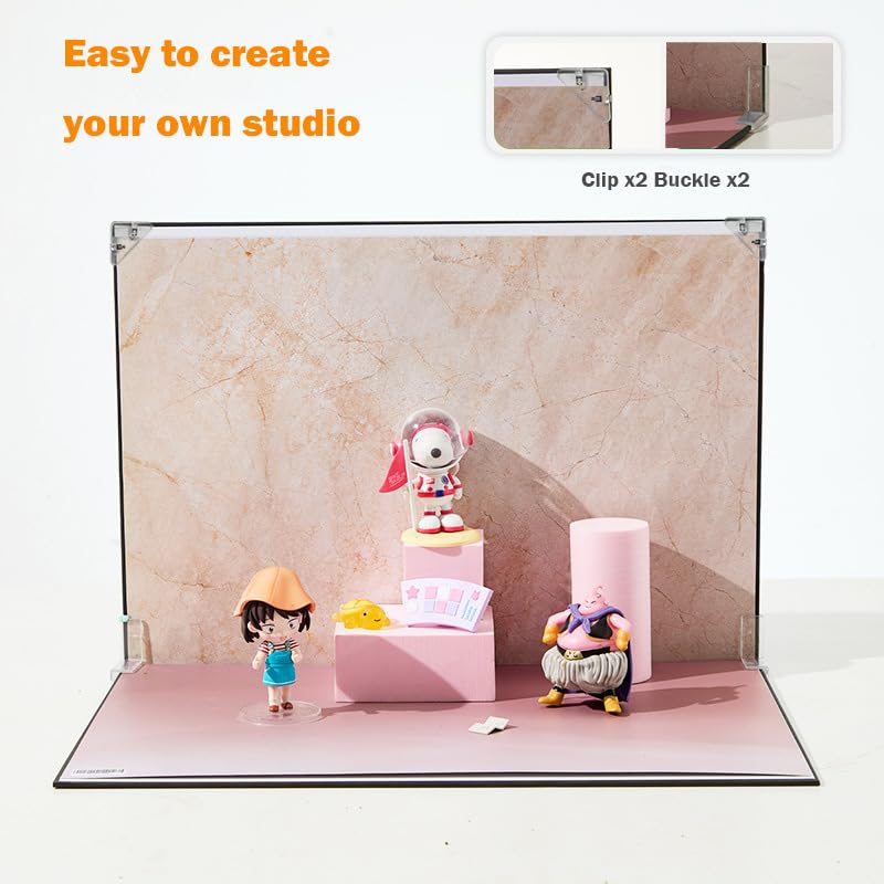 Product Photography Backdrops Photo Backdrop-10PCS /20 Patterns 16.5x11.7In Small Flat Lay Seamless Paper Background Props Tabletop Photo Shoot for Food Jewelry Cosmetics