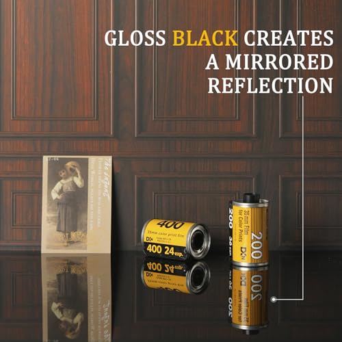 Food Photography Backdrops with Gloss Black Acrylic, 10 Pcs 20 Patterns Photo Backdrop Board, Waterproof Tabletop Small Shooting Kit for Creator, Metlakat