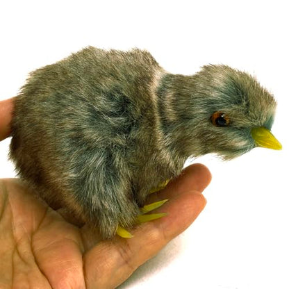 Realistic Furry Baby Chicks Easter Eggs Decor Set - Lifelike Spring Chickies Tabletop Decorations, Farmhouse Photo Props, Basket Fillers, Lifelike Plush Chickens Home Ornaments (8)