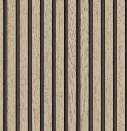myforHD Wallpaper Peel and Stick Wood Grating Stripe Self-Adhesive Wallpaper Faux Wood Contact Paper Wood Slats Self Adhesive Wall Paper PVC Vinyl Film Removable Waterproof 17.3" x 118" - color: Wood G, size: 17.3" x 118.1"
