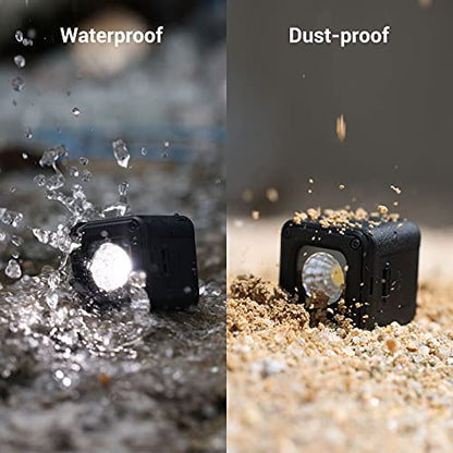 SmallRig RM01 Mini LED Video Light (3 Pack), Waterproof Portable Lighting Kit with Gels, Barndoor, Diffuser, Dimmable Fill Light 5600K CRI95, Lume Cube Camera Light for Stop Motion, Macro Photography - size: 3 Pack