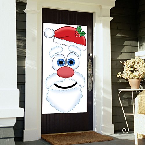 Beistle Santa Face Door Decor - style: Santa Face