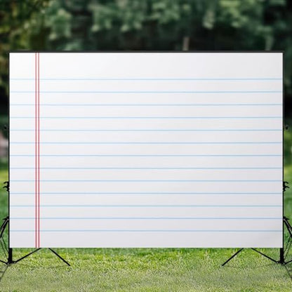 5x7ft Photography Backdrop Back to School Notebook Paper Round Top Kindergarten Birthday Party Photo Backdrop Photography Background for Photoshoot Portrait Video Party Photo Studio Prop Booth - color: Color4