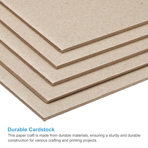 PATIKIL 7x5x0.1" Chipboard Sheets, 20Pcs 100PT Thick Book Board Binders Board Sturdy Bookbinding Supplies for Book Binding Cover, Gray - color: Gray, size: 7x5x0.1"