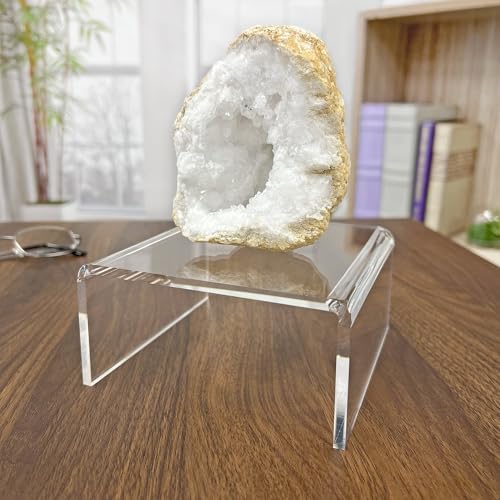 Plymor Clear Acrylic Short Square Display Riser, 2.5" H x 5" W x 5" D (3/16" thick) - size: 2.5" x 5" x 5"