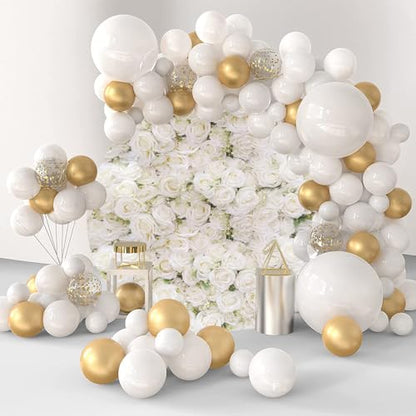6.5x6.5ft White Floral Wall Wedding Round Backdrop Cover Greenery Girls Birthday Bridal Shower Party Circle Backdrop Cover Flowers Leaves Miss to Mrs Photography Background Props - color: White, size: 6.5x6.5ft-Diameter