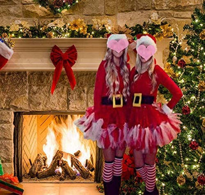 Christmas Themed Home Decor Photography Backdrop Photo Booth Christmas Tree Fireplace Children Birthday Newborn Baby Shower Vinyl 5x3ft Photo Background Studio Props Party Banner Supplies - size: 5x3ft