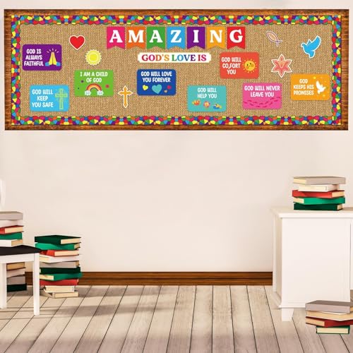 Brown Burlap Texture Classroom Bulletin Board Decorations Fabric 47x141inch Brown Burlap Grain Classroom Background for Wall Backdrop, DIY Craft, Bulletin Board, Pillow, Curtain, Reusable, Easy to Cut - style: Weave