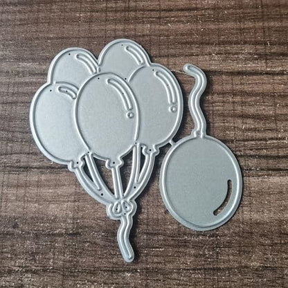 Lapoo Festivals Metal Cutting Die for Scrapbooking - Durable, Cut Stencils for DIY Scrapbook Photo Album Decorative Paper Card, Card Making Supplies, Embossing (Balloon 2.8 x 2.4 in) - style: Balloon 2.8 x 2.4 in