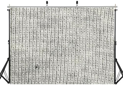 6x6ft Fabric Knitted Wool Texture Backdrop Ribbed Fabric Surface Photography Background for Textile Party Decor Home Wall Hanging Tapestry Photo Props - size: 6x6ft