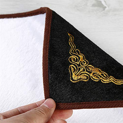 mollensiuer 1 Piece Black Velvet Jewelry Display Pads Display Jewelry Cloth for Rings Earrings Bracelet Watch (30 x 30 CM)