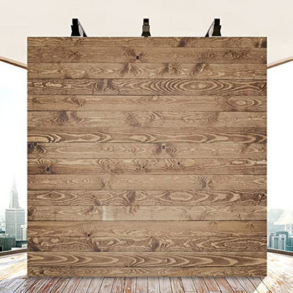 AOFOTO 8x8ft Wood Texture Background Rustic Wooden Table Grunge Surface with Old Natural Pattern Wood Panels Backdrop for Photography Clothes Products Flat Lay Photoshoot Photo Studio Props Vinyl - size: 8x8ft
