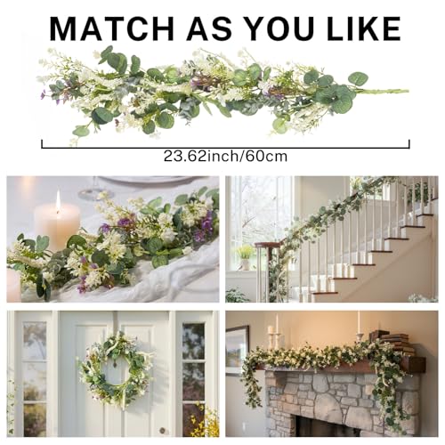 MOYEE Candle Holder Centerpieces for Tables,Candle Ring,Wreaths, Black Metal Candle Stick Paired Artificial Flowers 14 in Versatile Dining Table Centrepiece - color: Golden Thread Orchid Leaf Wreath