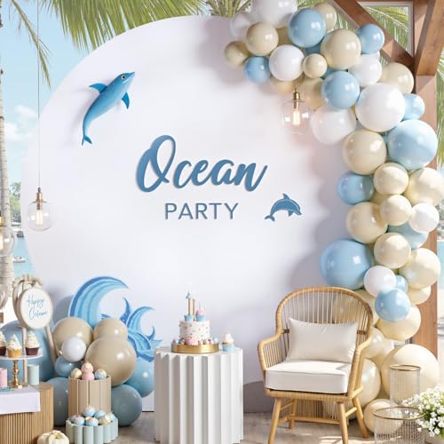 gogoparti 7.2 FT Pure White Round Backdrop Cover, Polyester Material, Wrinkle Free, Stretchy Circle Arch for Party, Wedding, Birthday, Baby Shower Photography - color: White, size: 7.2 Ft