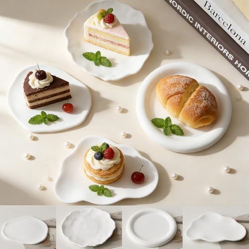 4PCS Original Design Product Photography Background Prop, Waterproof Hard Aromatherapy Gypsum Cube Props for Food Jelwery Cosmetis Nail Makeup Online - color: pure white