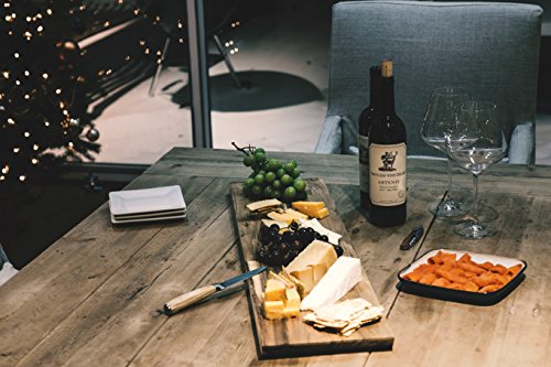 Maggio Charcuterie Board & Wood Cutting Board Wall Mountable and Table Top Kitchen Decor Acacia Wood