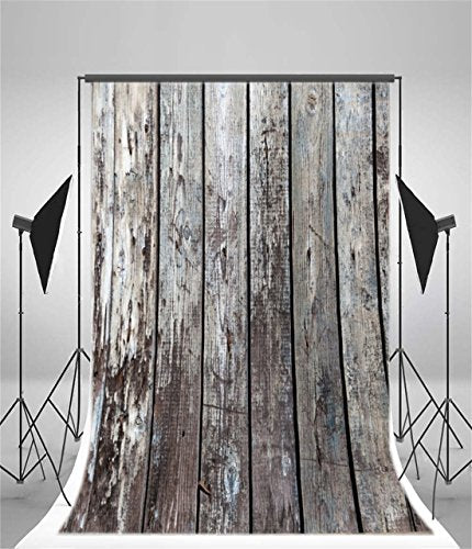 AOFOTO 3x5ft Grunge Wood Planks Photography Background Old Weathered Wooden Board Backdrop Hardwood Fence Retro Panels Kid Adult Portrait Photoshoot Studio Props Video Drape Wallpaper - size: 3x5ft