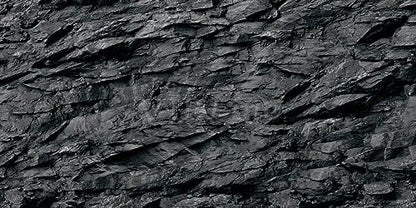 VIP. LINE 3D Effect Black Stone Texture Aquarium Background Poster Fish Tank Backdrop Decorations PVC Background (30" x 18"/ 76 x 46cm) - size: 30" x 18"/ 76 x 46cm