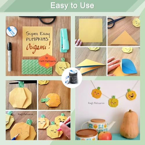 Double Sided Adhesive Pads, 80 Pcs 3mm Double Dided Tape Waterproof Mounting Tape for Home Décor & DIY Art Crafts Supplies Strong Pad Mounting Adhesive (Not for Foam Panels) (THK: 3mm)