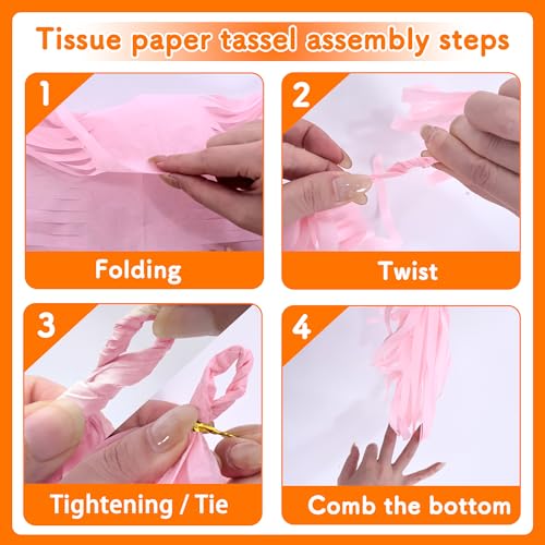 Roetyce Retirement Party Decorations Women, Pink Orange Happy Retirement Banner Paper Fan Tassel, Flower Themed Office Retired Party Supplies for Coworker, Funny Legend Has Retired Photo Backdrop