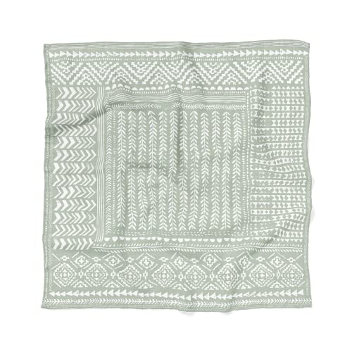Mini Wander Swaddles for Newborns Muslin Swaddle Blankets - Breathable Soft Gender Neutral Receiving Blanket Baby Essentials | 47 x 47 Cotton - (Tapestry (Green Spruce) - color: Tapestry (Green Spruce)