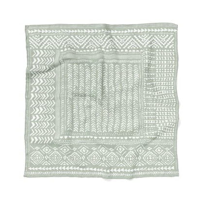 Mini Wander Swaddles for Newborns Muslin Swaddle Blankets - Breathable Soft Gender Neutral Receiving Blanket Baby Essentials | 47 x 47 Cotton - (Tapestry (Green Spruce) - color: Tapestry (Green Spruce)