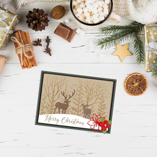 ABTOLS Tree Embossing Folders for Card Making, 3D Plastic Embossing Folder Branch Background Embossing Template Paper Crafts Plastic Textured Impressions for Card Making Scrapbooking - color: tree