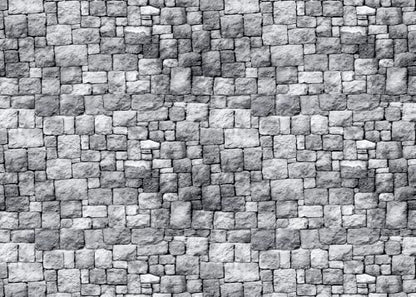 12x10ft Fabric Grey Stone Brick Wall Photography Backdrop Medieval Castle Wall Decor Kids Party Decorations Halloween Knight Themed Photo Booth Props Wallpaper - size: 12x10ft