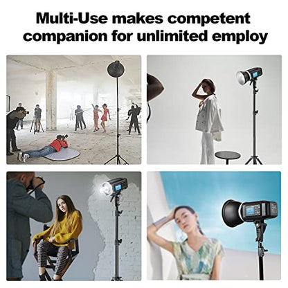 Godox AD600BM Bowens Mount 600Ws GN87 High Speed Sync Outdoor Flash Strobe Light with 2.4G Wireless X System, 8700mAh Battery to Provide 500 Full Power