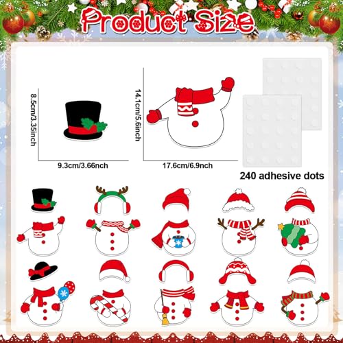 60pcs Christmas Theme Cutouts Snowman Bulletin Board Decorations Xmas Snowman Paper Cut-Outs Classroom Decor for Xmas Classroom DIY Craft Photo Wall Door Christmas Winter Party Supplies - style: Snowman