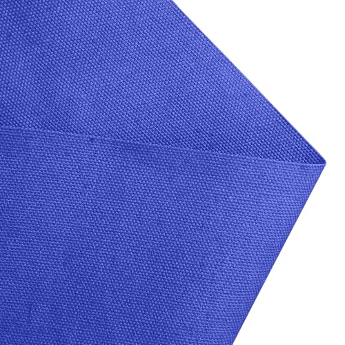 10oz Heavy Duty Cotton Canvas Fabric 60" x 80", Thick Cotton Duck Cloth for Painting, Sewing, Crafts, Tote Bags, Embroidery, Home Decor, Drop Cloth (Dark Blue) - color: Dark Blue, size: 60" x 80"