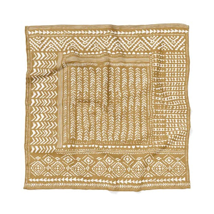 Mini Wander Swaddles for Newborns Muslin Swaddle Blankets - Breathable Soft Gender Neutral Receiving Blanket Baby Essentials | 47 x 47 Cotton - (Tapestry (Honey Gold) - color: Tapestry (Honey Gold)