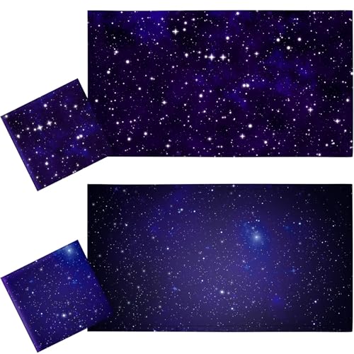 Tujoe 2 Pcs Fluorescent Light Covers for Ceiling Lights 4' x 2' Fluorescent Light Filters Classroom Magnetic Cubicle Covers for Ceiling Office, School, Home Teacher Essential(Star) - style: Star
