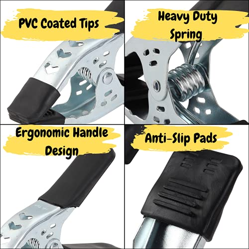 Mr. Pen- Spring Clamps, 2 Pack, 6 Inches, Heavy Duty, Metal, Spring Clips - size: 2 Pack
