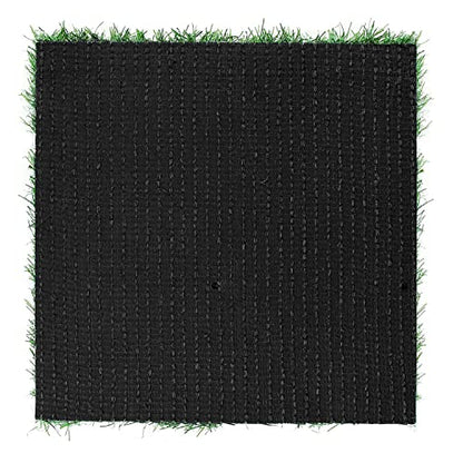 XLX TURF 4 Pack Artificial Grass Square Mats, 12"x12" Fake Grass Placemats to Match Table Runner for Golf Football Summer Party Table Centerpiece, Turf Patch for Crafts - size: 12 x 12 Inches / 4PC