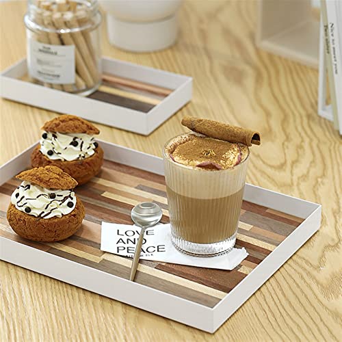 Serving Trays Storage Tray Porch Key Photo Props Handmade Grain Stitching(Small) - color: Small