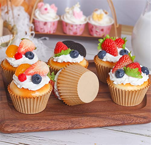 6PCS Artificial Cake Fake Simulation Realistic Cupcake Bread Dessert for Decoration Display Props