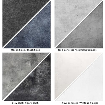 V-FLAT WORLD The Duo Board Background Stone Kit, 4 x Duo Boards (24"x24") - 2 x Shadow Boards - Duo Legs and Carry Bag Included - size: Stone Kit of 4 - 24 x 24 inches