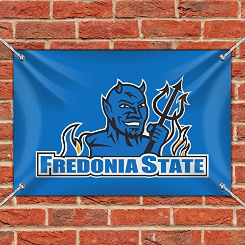 Fredonia State University Primary Logo Home Business Office Sign - Vinyl Banner - 22" x 33" (56cm x 84cm)