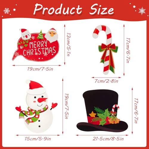 SUNBEAUTY 28 PCS Christmas Photo Booth Props Christmas Party Supplies Selfie Holiday Photo Booth Props Perfect for Family Gatherings, Parties & Holiday Events - color: Christmas