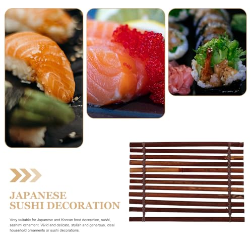 Japanese Sashimi Plate Decor Serving Tray 13x18cm Sushi Backdrop Decoration for Food Photography and Japanese Cuisine Presentation