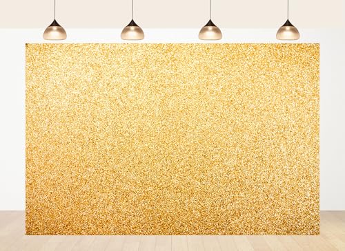 7x5ft Fabric Fine Gold Glitter Texture Backdrop Shimmering Golden Particles Smooth Sparkle Surface Photography Background Luxe Decor Scene Party Decor Home Tapestry Photo Props - size: 7X5ft