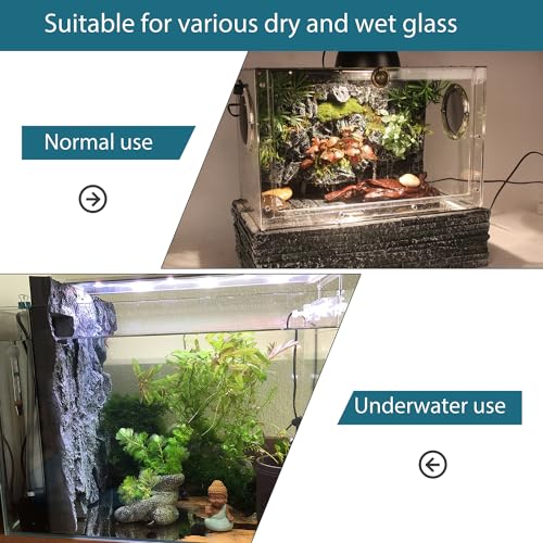 4pcs Rock Terrarium Background,3D Reptile Tank Background Board,Amphibian Stereo Backdrop Wall,Lizard Snake Gecko Spider Chameleon Turtle Fish pet silo Background Decorative Panel - color: Blue 4P