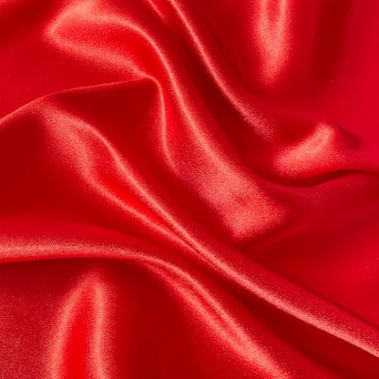 RUDONG M Satin Photography Backdrop 3.3x2.5ft - Wrinkle-Free Silky Fabric Background for Jewelry/Cosmetics/Flat Lay/Studio, Red Backdrop Cloth (100x75cm) - color: Red