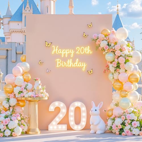 Square Arch Backdrop Covers 6.6FT x 5.2FT Nude Wedding Arch Cover Stretchy Backdrop Fitted Balloon Arches Covers Spandex for Birthday Party Baby Shower Anniversary Ceremony Banquet Decoration - color: Nude