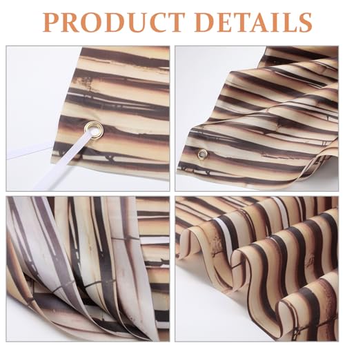 Barydat Hawaiian Beach Reed Backdrop Aloha Luau Party Tiki Bar Decorations Polyester Fabric Photography Backdrop for Photoshoot (10 x 8ft) - size: 10 x 8ft