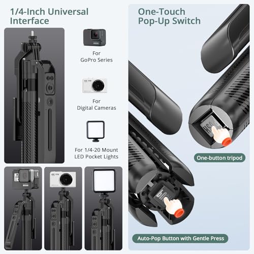 Phone Tripod with Light, 2 Pack Lavalier Mic, 71" Extendable Auto Face Tracking 360° Rotation, 1/4" Camera Mount & Remote, No App Needed, Vlogging Kit for iPhone Android YouTube TikTok Live Streaming