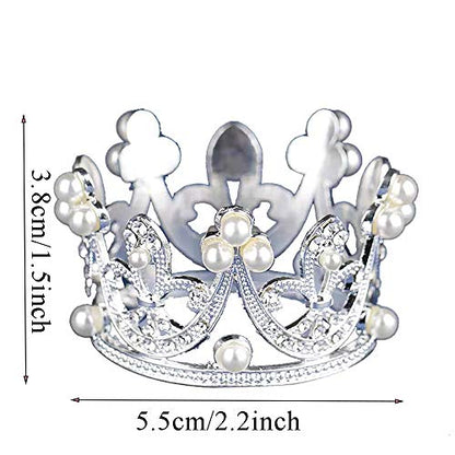 Infant Baby Girl Boy Crown Photo Shoots Headband for Newborn Crystal Princess Party Headwear Photography Props - color: Crown 2